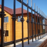 Кованый забор для частного дома в Крыму