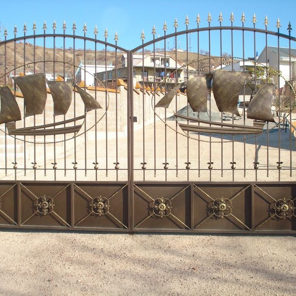 Ворота кованые в Алуште