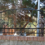 Кованый забор в Алуште
